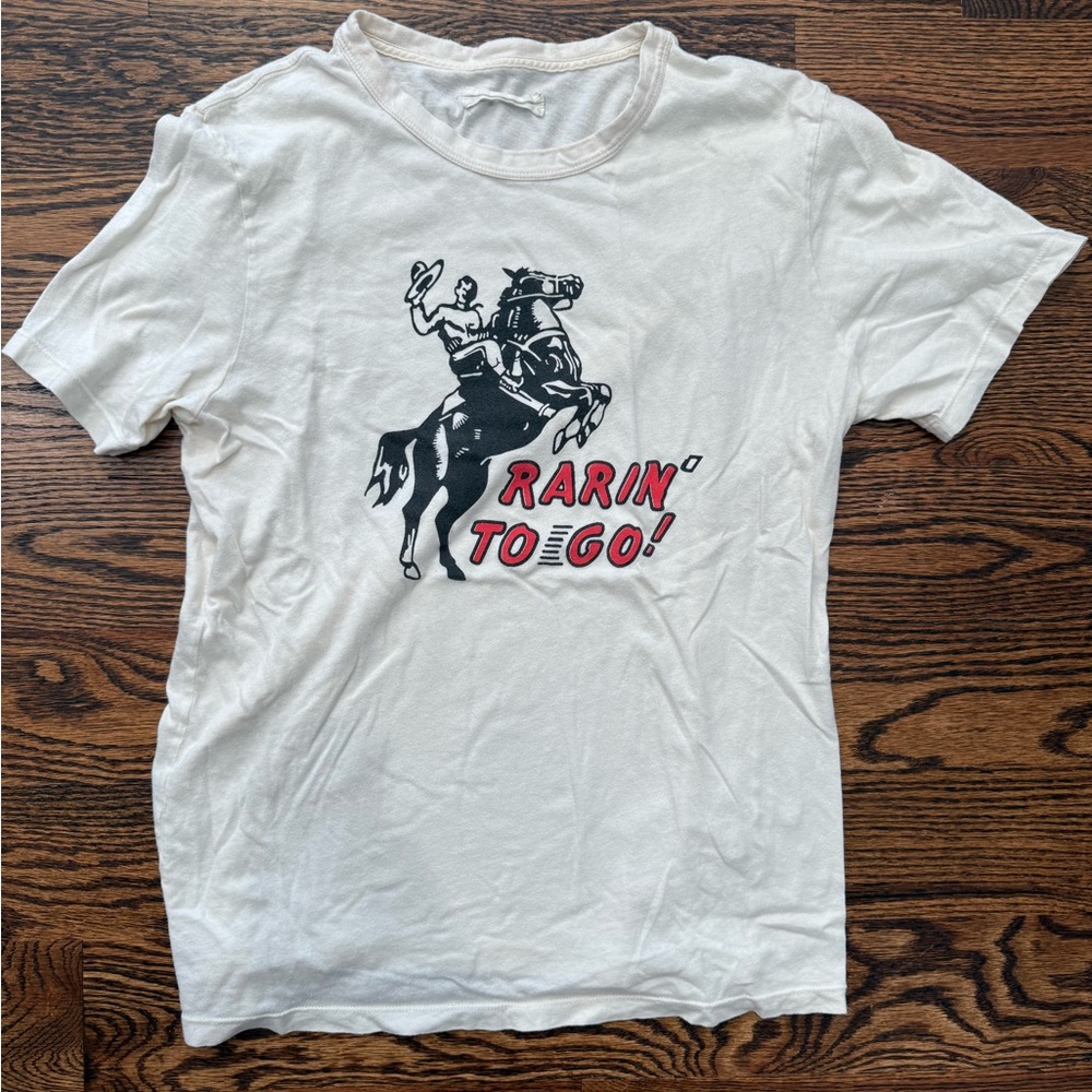 Imogene + Willie “Rarin’ to Go” T-Shirt Large